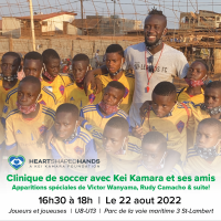 Montreal Youth Soccer Clinics  HEARTSHAPEDHANDS - A Kei Kamara Foundation
