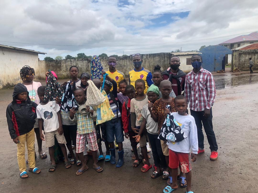 Back-to-school packs Kei Kamara HeartShapedHands Foundation
